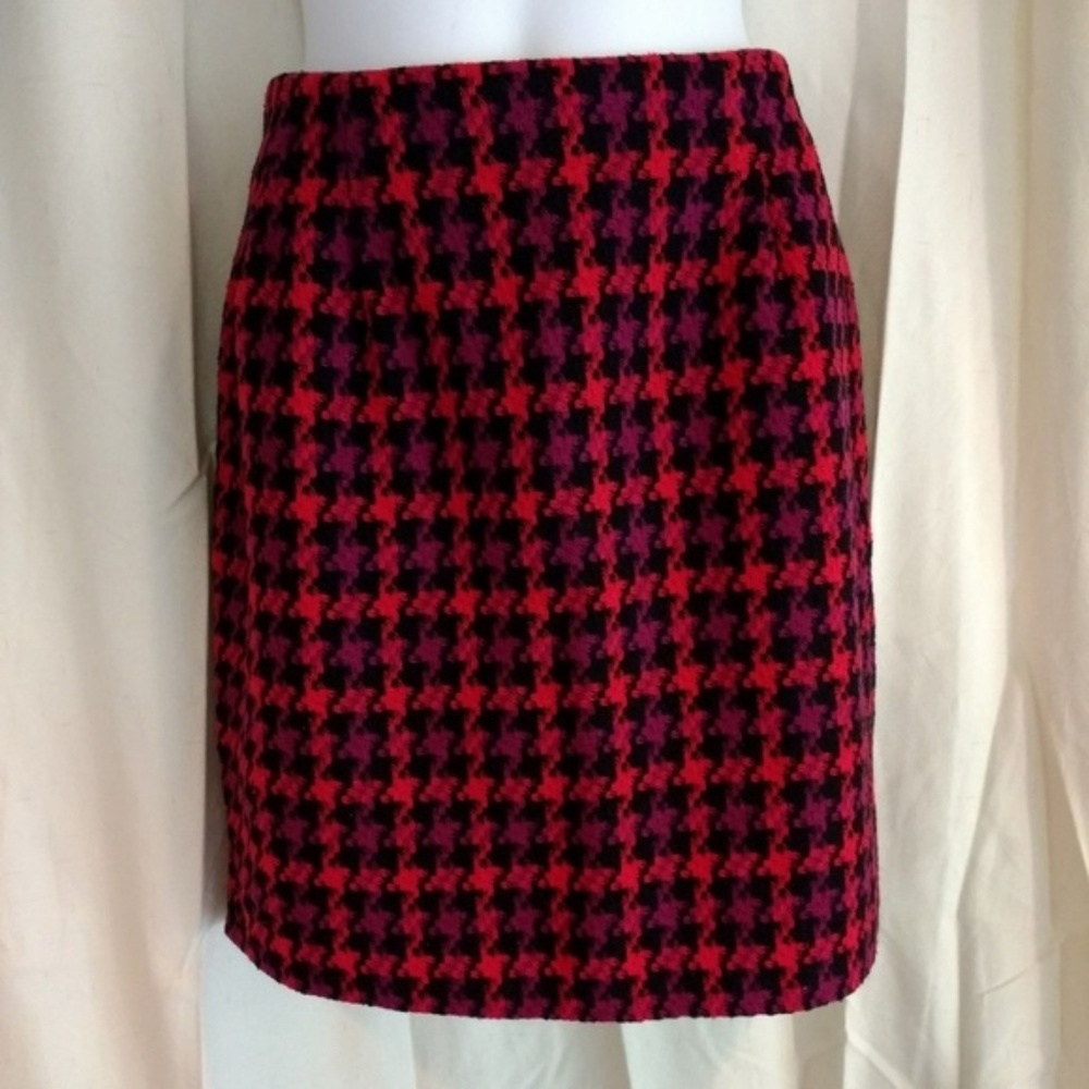 Vintage Herringbone Pencil Skirt size 8